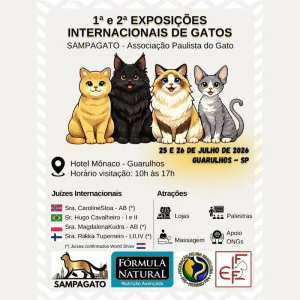 1ª e 2ª Exposições Internacionais de Gatos