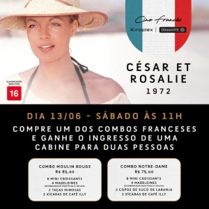 Sessão especial Cine Frances | Filme: César et Rosalie