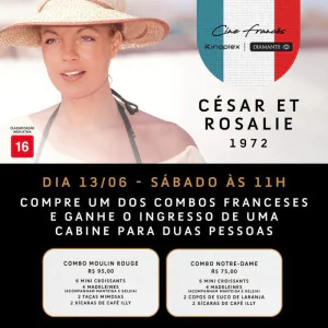 Sessão especial Cine Frances | Filme: César et Rosalie