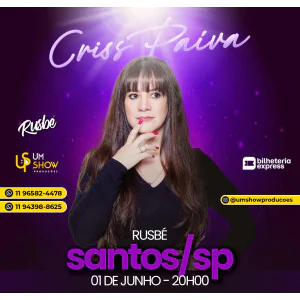 CRISS PAIVA EM SANTOS