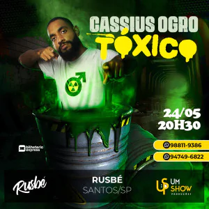 Cassius Ogro em Santos