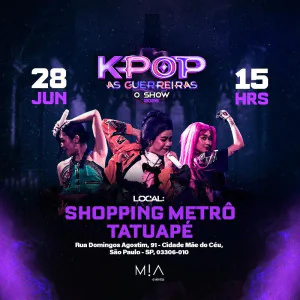 Kpop as Guerreiras o show
