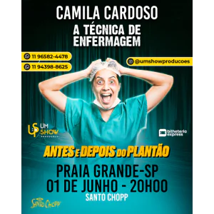 CAMILA CARDOSO A TECNICA DE ENFERMAGEM NA PRAIA GRANDE