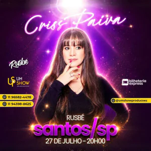 CRISS PAIVA EM SANTOS