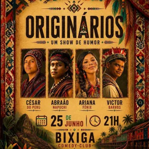 ORIGINÁRIOS - Stand-Up Comedy chega ao Bixiga Comedy