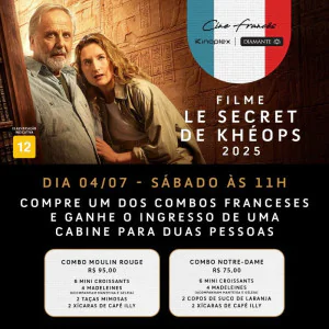 Sessão especial Cine Frances | Filme: Le Secret Khéops