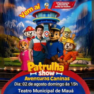 Patrulha Show Aventuras Caninas em Mauá
