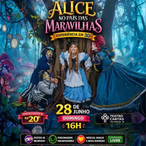 Alice no País das Maravilhas - No Teatro Caritas