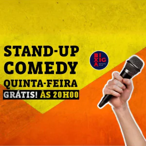 GRÁTIS - Quinta da Gargalhada 20h00 Stand Up Comedy