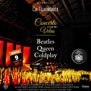 Concerto À Luz de Velas - Beatles, Queen e Coldplay