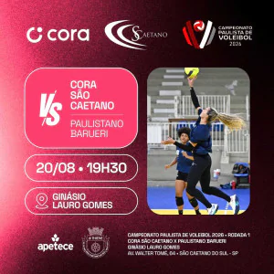 Campeonato Paulista de Voleibol - Cora São Caetano X Paulistano Barueri