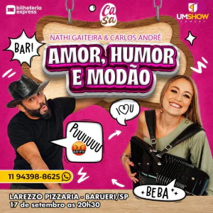 Nathi Gaiteira em Barueri - Amor, Humor e Modão