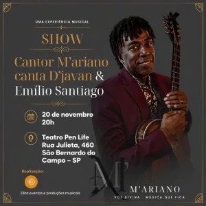 Cantor M'Ariano canta D'Javan & Emílio Santiago