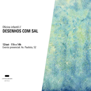 Oficina infantil - Desenhos com sal