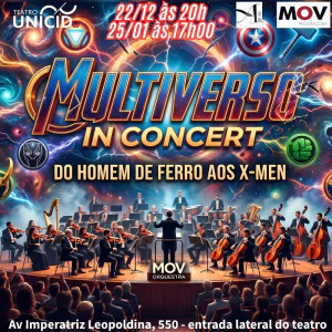 Multiverso In Concert - do Homem de Ferro aos X-men