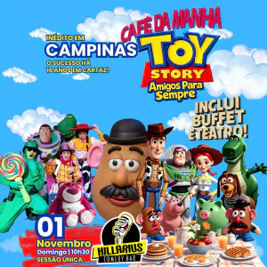 Café da Manhã Toy Story - Amigos para Sempre