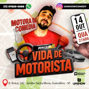 THIAGO SNIL MOTORA DA COMEDIA EM GUARULHOS