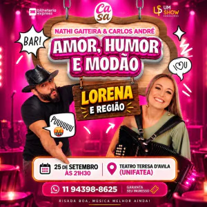 Nathi Gaiteira em Lorena - Amor Humor Modão