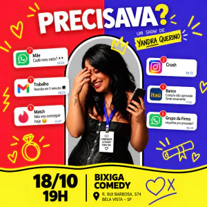 Yandra Querino - Precisava? - SP - Bixiga Comedy