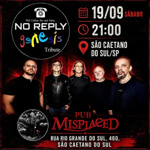 No Reply Gênesis no Misplaced (Tributo ao Genesis)