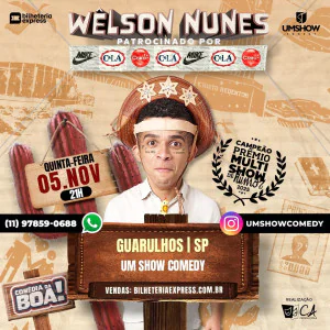 Wêlson Nunes em Guarulhos | Comédia da Boa