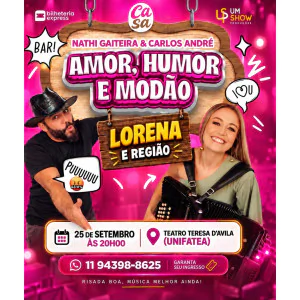 Nathi Gaiteira em Lorena - Amor Humor Modão