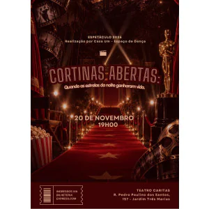 Cortinas Abertas no Teatro Caritas