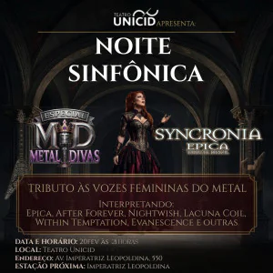 Noite Sinfônica: Especial Metal Divas + Tributo ao Epica