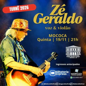 Zé Geraldo - Turnê 2026 Voz e Violão