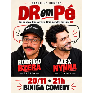 DR em Pé em Um casado Um solteiro | SP | Bixiga Comedy