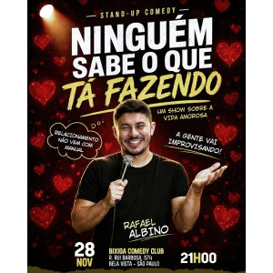 RAFAEL ALBINO - NINGUÉM SABE O QUE TÁ FAZENDO