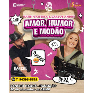 Nathi Gaiteira em Itaquaquecetuba - Amor, Humor e Modão