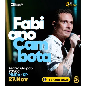 Fabiano Cambota em Pindamonhangaba
