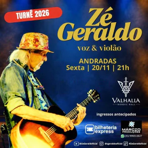 Zé Geraldo - Turnê 2026 Voz e Violão